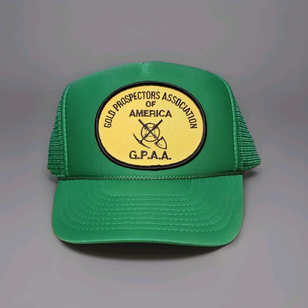 Gold Prospectors Association of America Hat G.P.A.A. Vintage Nissun Trucker Cap